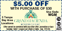Special Coupon Offer for Grand Hacienda Mexican Cuisine - St Pete Beach